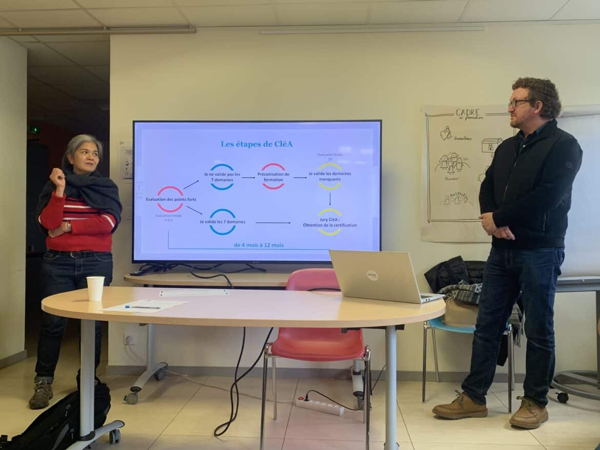 Joli succès du premier petit déjeuner des entrepreneurs de l’année 2024 ayant pour thème la reconversion professionnelle. Il a donné lieu à un temps d’échanges utile et constructif grâce à l’intervention de Sébastien Tavernier de Transition Pro Auvergne Rhône-Alpes et au témoignage de Panita Decroix.