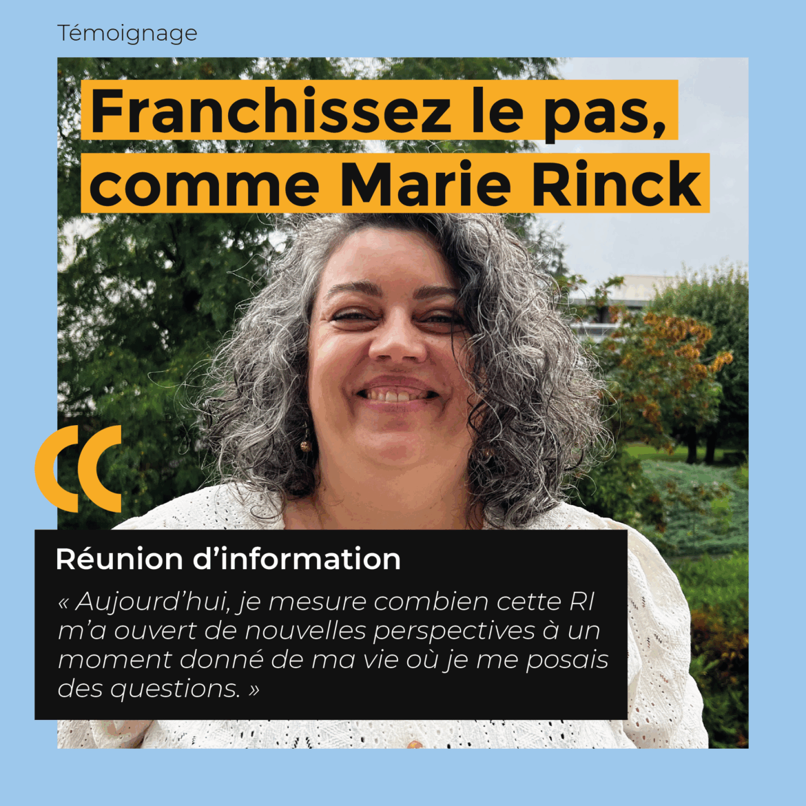 Vous avez envie de développer un projet avec le statut d’entrepreneur salarié ? Venez participer à notre prochaine réunion d’information, lundi 9 septembre, de 10 heures à 11h30. Laissez-vous convaincre par la lecture du témoignage de Marie Rinck.